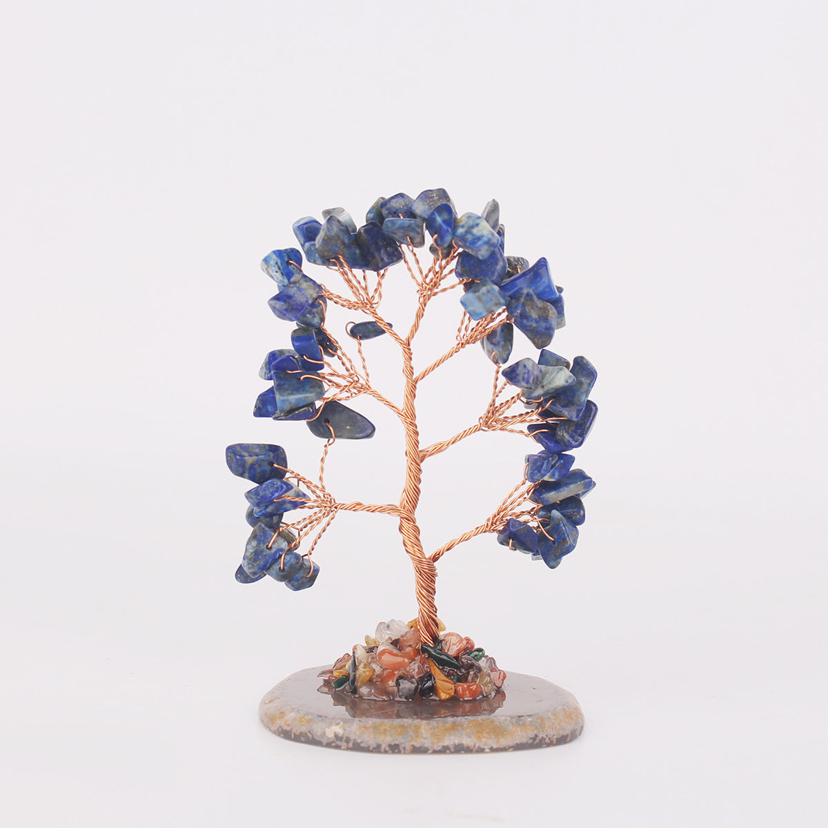 Japanese Healing Decoration Citrine Red Agate Table Ornament