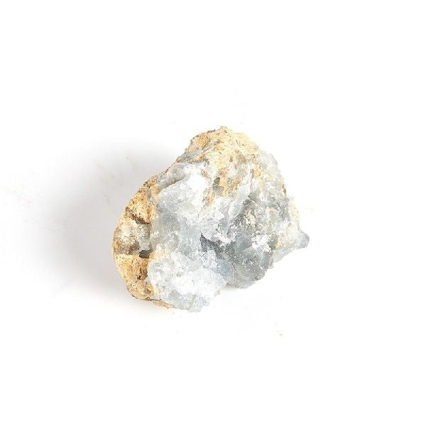 Natural Celestite Crystal Raw Stone Cluster Sky Blue Geode