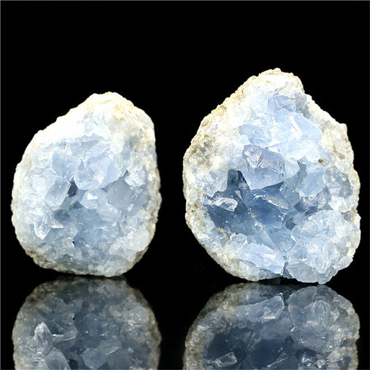 Natural Crystal Rough Stone Celestite Kyanite Crushed Stone Blue Crystal Decoration