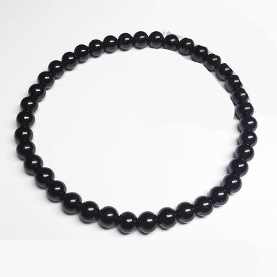 Natural Crystal Black Tourmaline Anklet For Men And Women