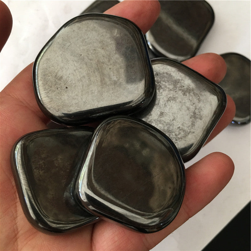 Wholesale Natural Hematite Crystal Crushed Stone Large Particle Rough Stone Ornaments Children's Play Stone