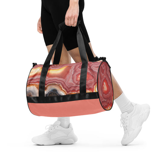 Agate All-over print gym bag