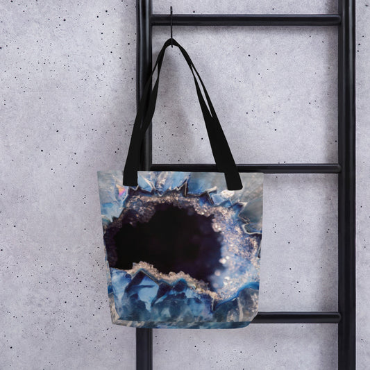 Blue Geode Tote bag