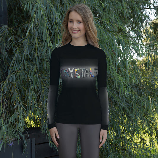 Crystal Lovers Women's Rash Guard