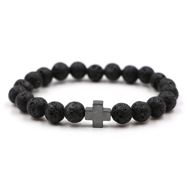 8mm Energy Volcanic Stone Bracelet