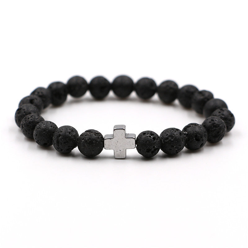 8mm Energy Volcanic Stone Bracelet