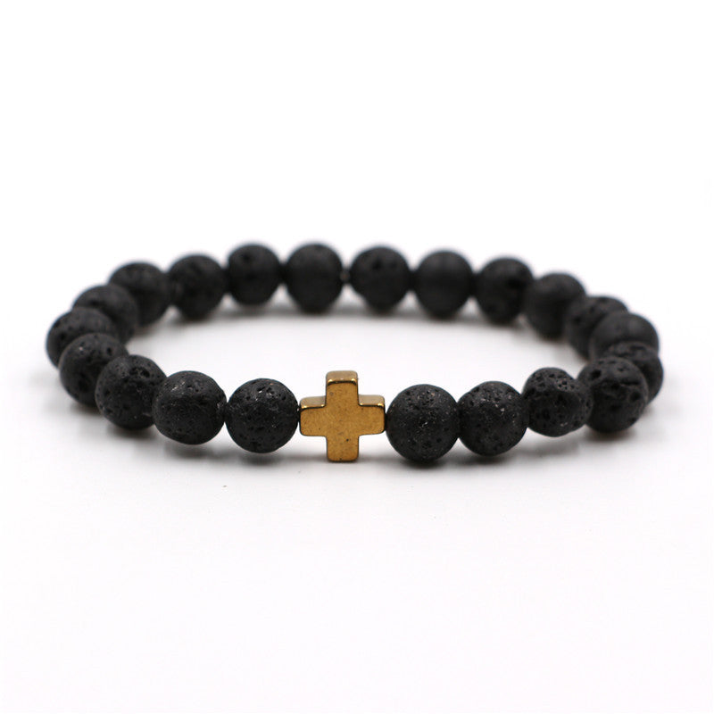 8mm Energy Volcanic Stone Bracelet