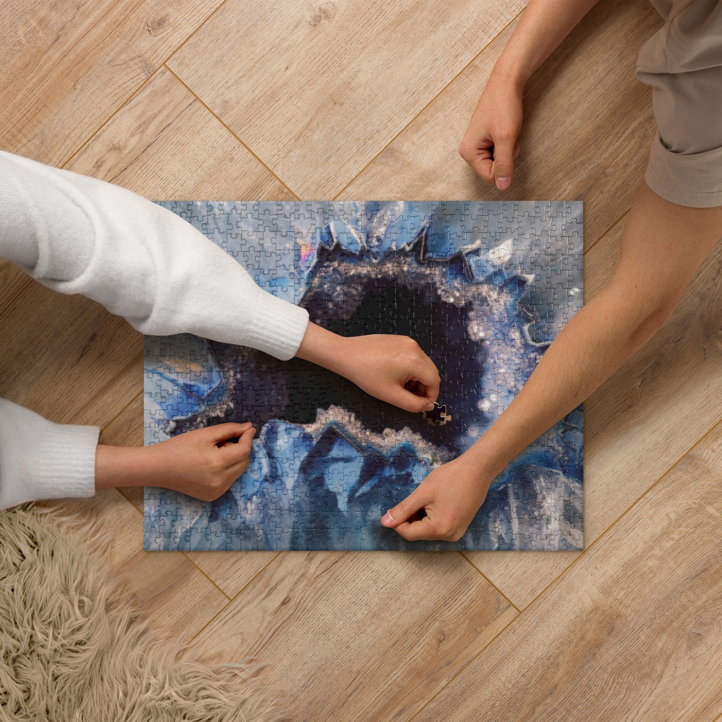 Blue geode Jigsaw puzzle