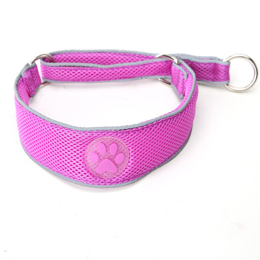 Reflective Strip Of Double-Layer Mesh Soft Dog Chain